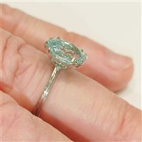 Anello Vidali Gioielli Donna in Oro bianco Topazio ANOR-55-34 - ANOR-55-34